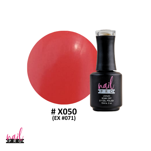 NAIL PRO Esmalte Permanente X050 (ex071) Naranjo