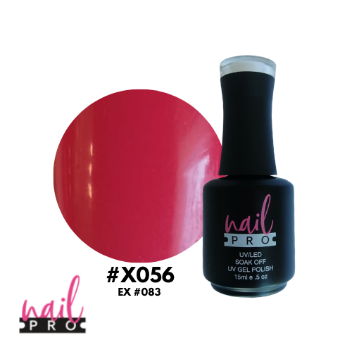 NAIL PRO Esmalte Permanente X056 (ex083) raspberry intenso