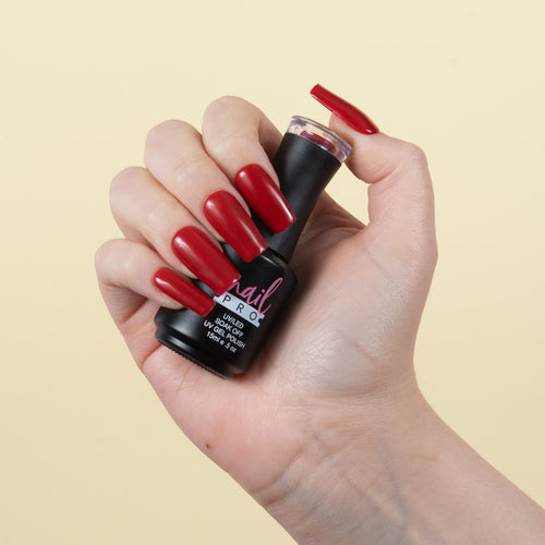 NAIL PRO Esmalte Permanente X068 (ex104) Rojo Tradicional