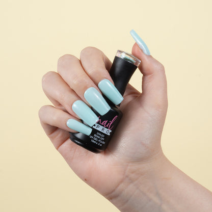 NAIL PRO Esmalte Permanente X073 (ex109) Verde agua Pastel