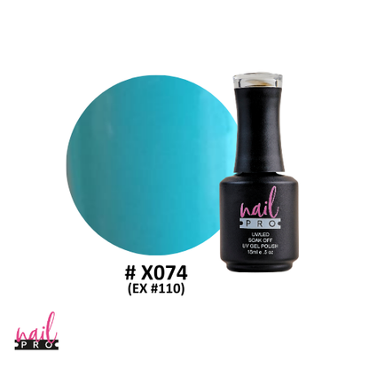 NAIL PRO Esmalte Permanente X074 (ex110) Celeste