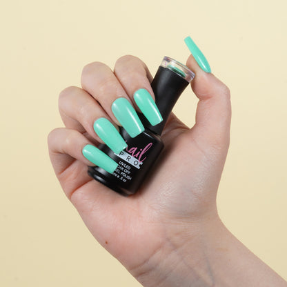 NAIL PRO Esmalte Permanente X075 (ex112) Verde Agua