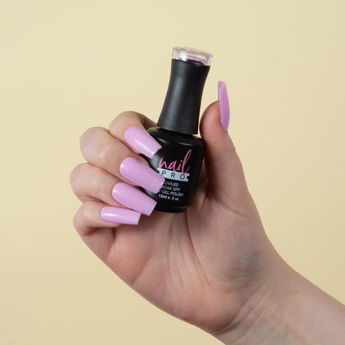 NAIL PRO Esmalte Permanente X083 (ex122) Lila Rosa claro