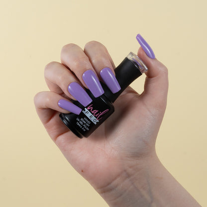 NAIL PRO Esmalte Permanente X084 (ex123) Morado Pastel