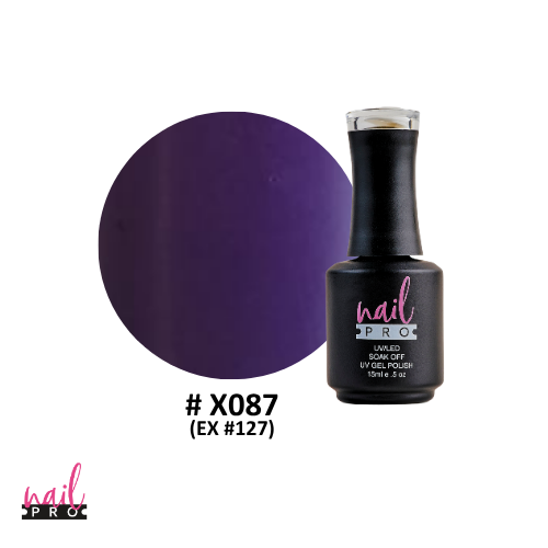NAIL PRO Esmalte Permanente X087 (ex127) Morado