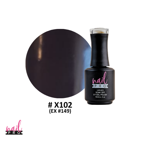 NAIL PRO Esmalte Permanente X102 (ex149) Café Burdeo