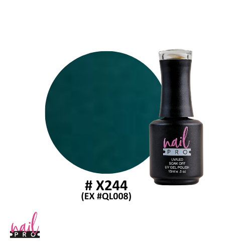 NAIL PRO Esmalte Permanente X244 (exQL008) Turquesa Paraíso