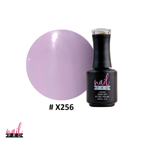 NAIL PRO Esmalte Permanente x256 Morado Pastel