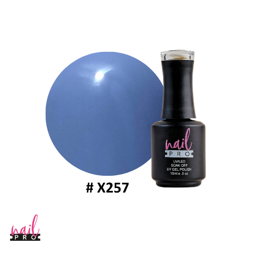NAIL PRO Esmalte Permanente x257 Azul bebé