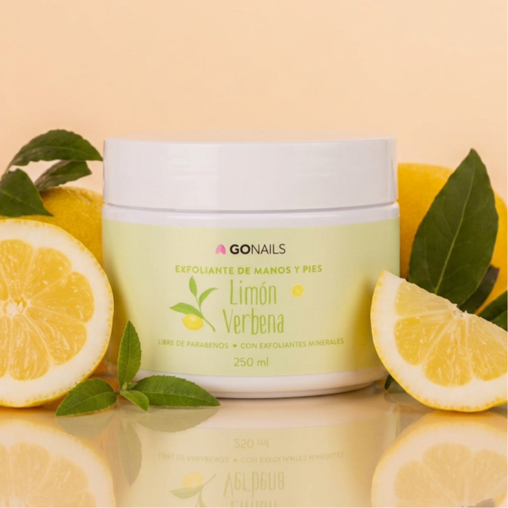 Exfoliante de Manos y Pies · Coco Limón · 250ml — exfoliante Go Nails Chile
