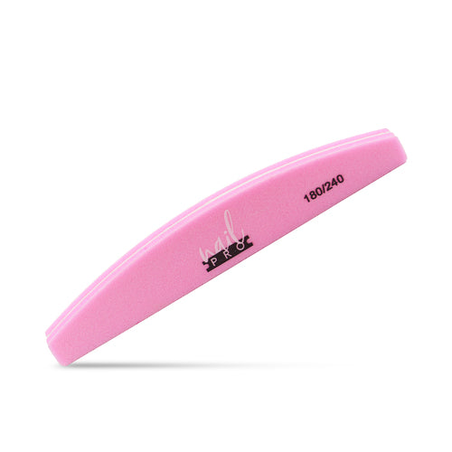 PULIDOR 180/240 NAIL PRO MEDIA LUNA