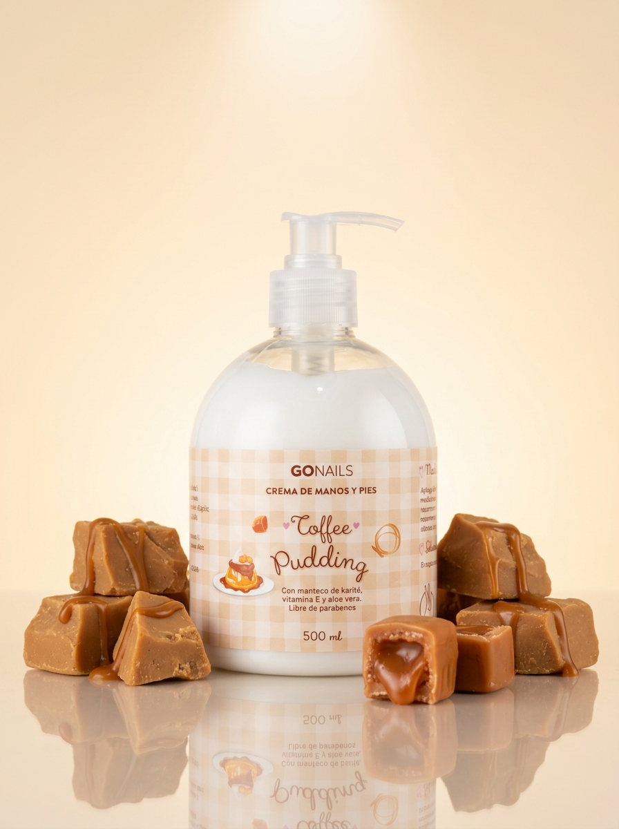 Crema de Manos y Pies Go Nails · Toffe Pudding · 60ml POMO — Go Nails Chile