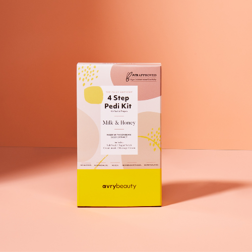 AVRY Kit Pedicure de 4 pasos - Milk & Honey