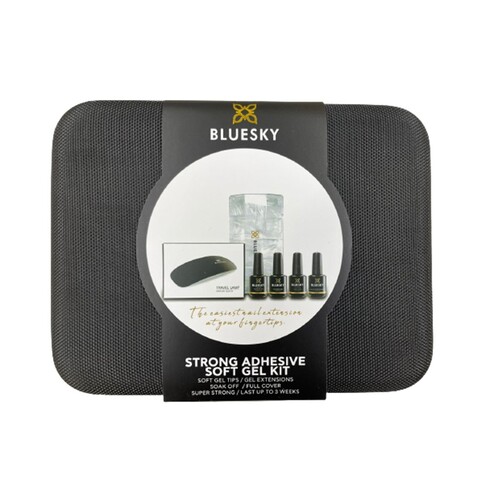 Bluesky Kit Soft Gel (Tips Forma Coffin)