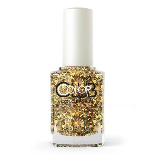 COLOR CLUB Tradicional - You Rock (Glitter plateado y dorado multi-tamaño)