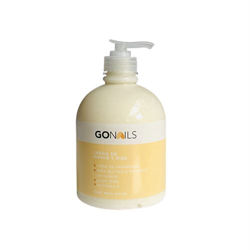 GO NAILS Crema de manos y pies 500ml Limón Coco