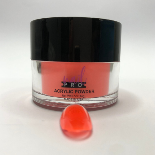 NAIL PRO ACRILICO COLOR #16 NARANJO FLUOR