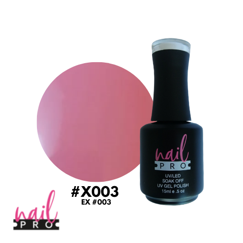 Visión ajuste Palacio de los niños NailOutlet - NAIL PRO Esmalte Permanente X003 (ex003) Base de Francesa Rosa  traslucido | Productos para Uñas