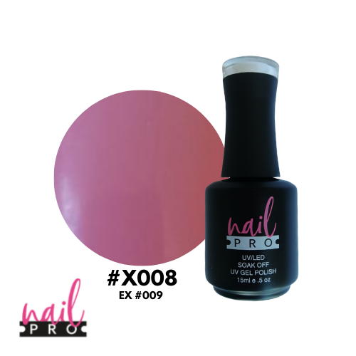 NAIL PRO Esmalte Permanente X008 (ex009) Rosado