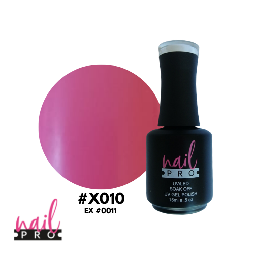 NAIL PRO Esmalte Permanente X010 (ex011) Rosado