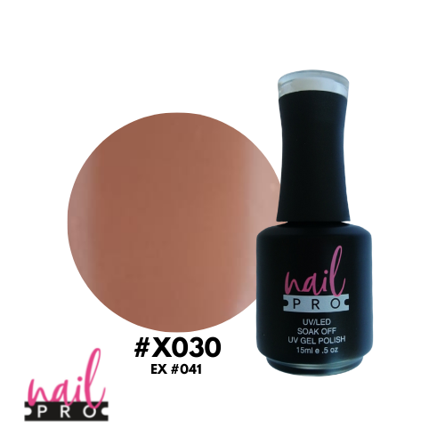 NAIL PRO Esmalte Permanente X030 (ex041) Cafe Claro