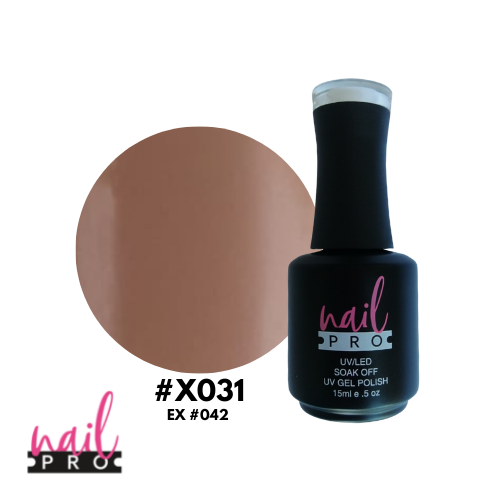 NAIL PRO Esmalte Permanente X031 (ex042) Cafe con leche