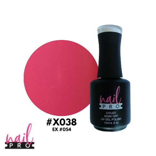 NAIL PRO Esmalte Permanente X038 (ex054) Rosado