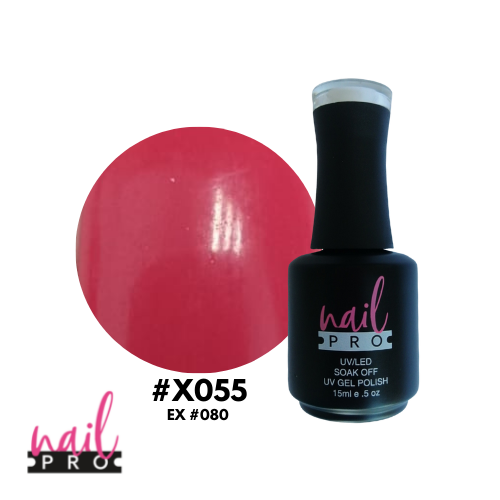 NAIL PRO Esmalte Permanente X055 (ex080) Rosado