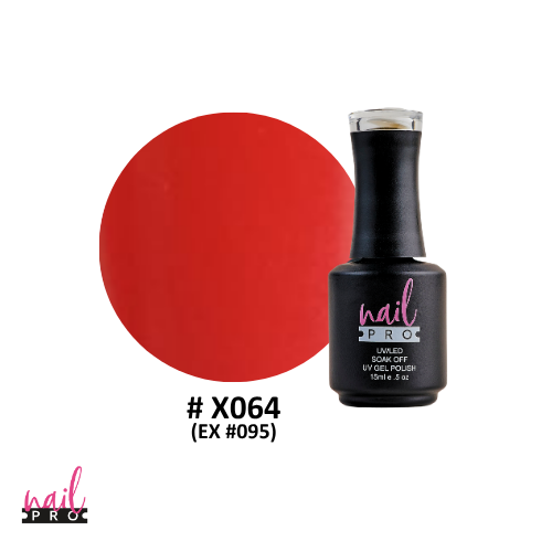 NAIL PRO Esmalte Permanente X064 (ex095) Naranjo Otoño