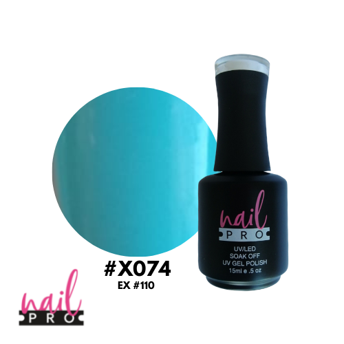 NAIL PRO Esmalte Permanente X074 (ex110) Celeste