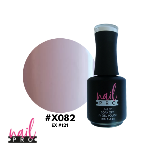 NAIL PRO Esmalte Permanente X082 (ex121) Rosa Lila Claro