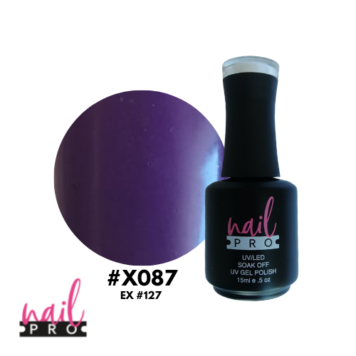 NAIL PRO Esmalte Permanente X087 (ex127) Morado