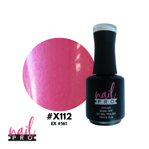 NAIL PRO Esmalte Permanente X112 (ex161) Rosado perlado