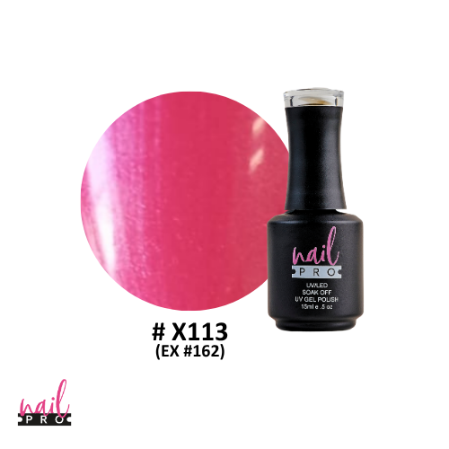 NAIL PRO Esmalte Permanente X113 (ex162) Rosa Perlado