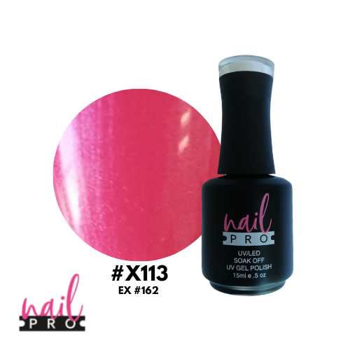 NAIL PRO Esmalte Permanente X113 (ex162) Rosa Perlado