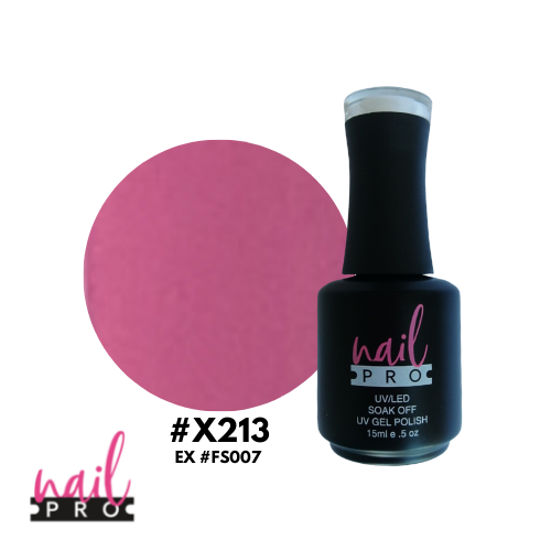 NAIL PRO Esmalte Permanente X213 (exFS007) Rosado