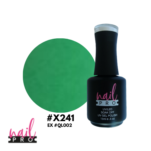 NAIL PRO Esmalte Permanente X241 (exQL002) Verde Manzana