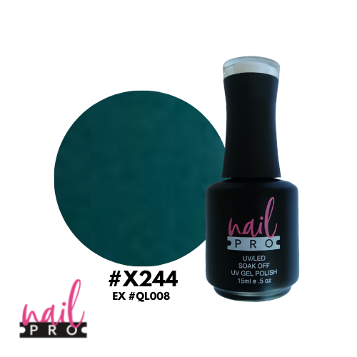 NAIL PRO Esmalte Permanente X244 (exQL008) Turquesa Paraiso