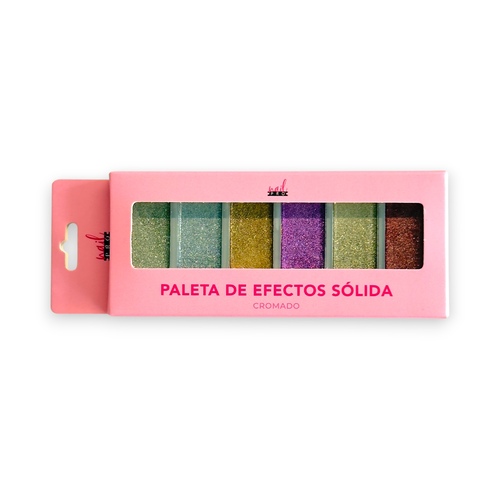 NAIL PRO PALETA POLVO - CROMADO