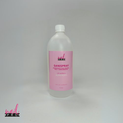 NAIL PRO SANISPRAY 1L ALMENDRA