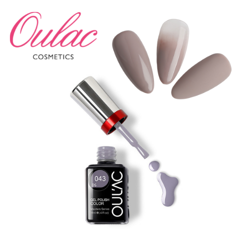 OULAC MASTER Esmalte Permanente DS043 Nude Gris Café
