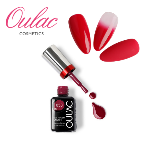 OULAC MASTER Esmalte Permanente DS058 Rojo Guinda