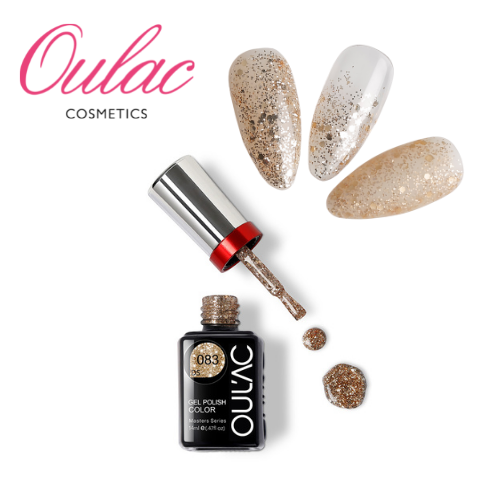OULAC MASTER Esmalte Permanente DS083 Glitter Dorado