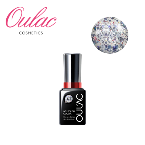OULAC MASTER Esmalte Permanente DS132 Glitter Morado Azul