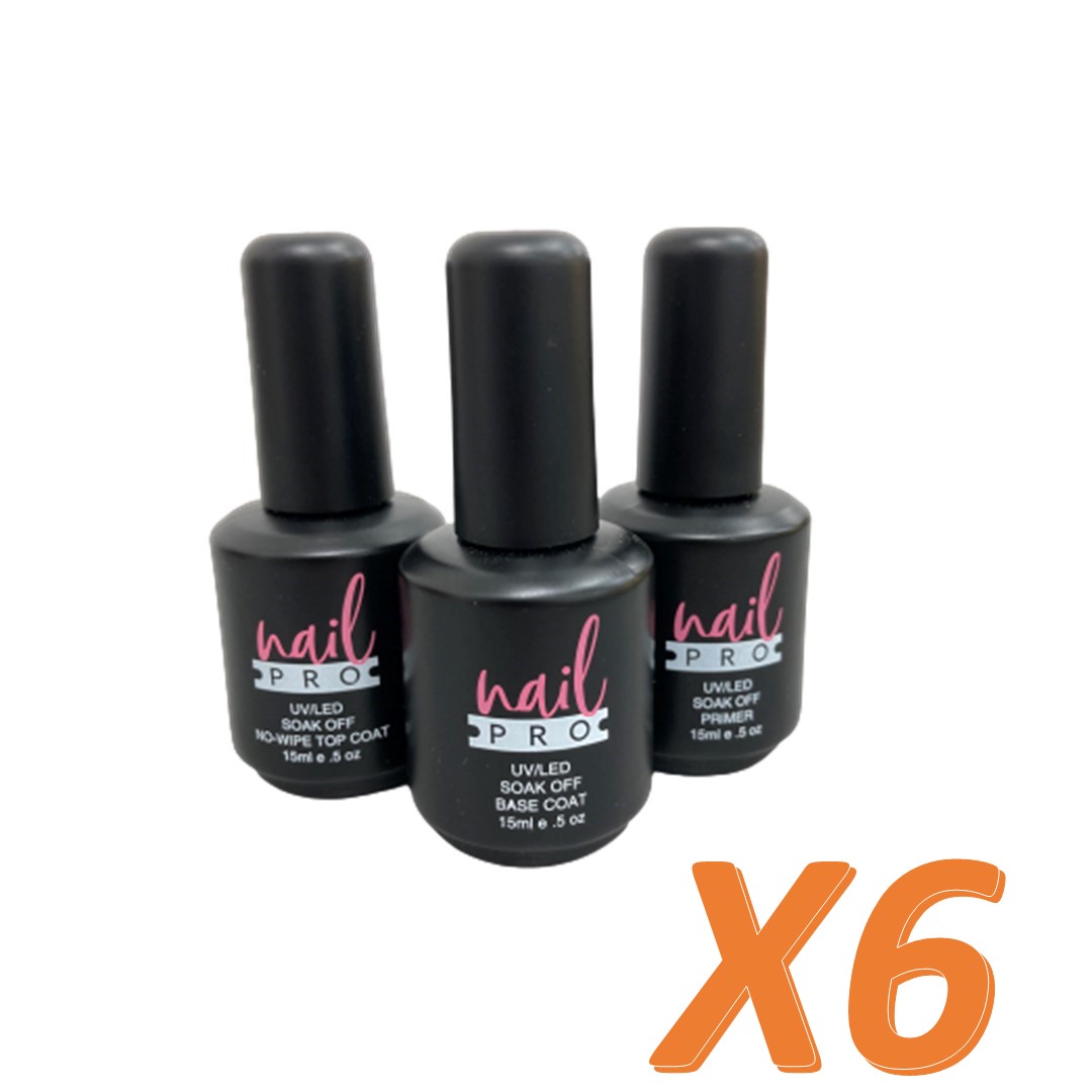 NailOutlet Pack Indispensable 18 Esmaltes Nail Pro Productos para Uñas