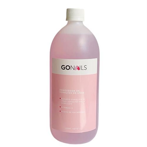 GO NAILS Removedor de esmaltes de uñas 1lt