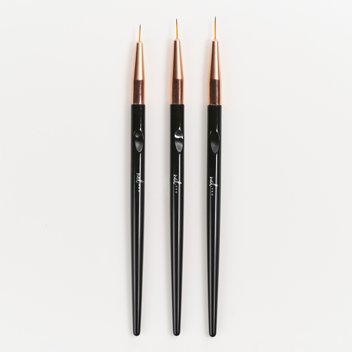 SET 3 PINCELES LINER NAIL PRO