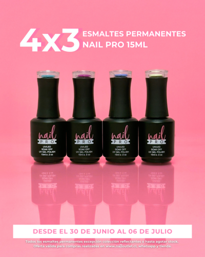 4x3 Esmaltes Nail Pro